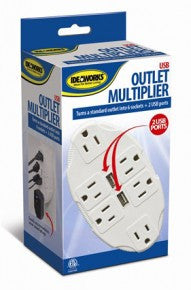 Dual USB Outlet Multiplier